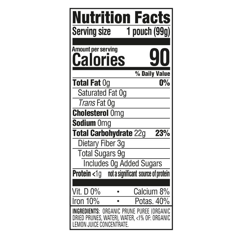 slide 7 of 10, Happy Baby HappyBaby Organics Stage 1 Clearly Crafted Prunes Baby Food Pouch - 3.5oz, 3.5 oz