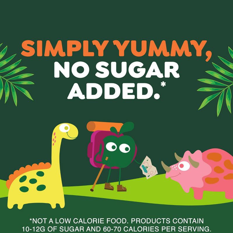 slide 4 of 9, GoGo SqueeZ Fruit & VeggieZ No Sugar Added Applesauce and Puree Dino Jurassic Pear Roarrr Berry & Prehistoric Peach Variety Pack - 3.2oz/20ct, 3.2 oz, 20 ct