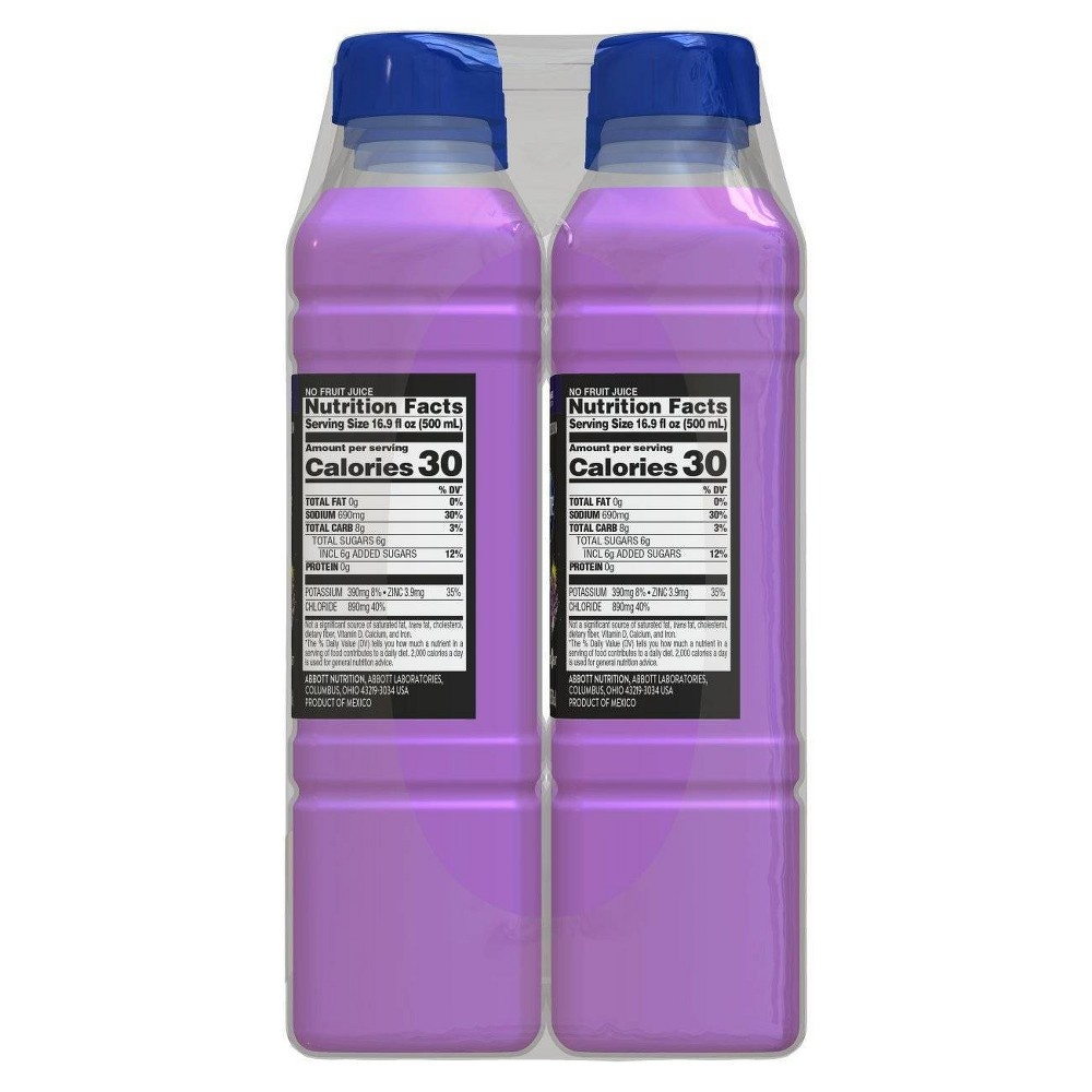 slide 4 of 5, Pedialyte Electrolyte Drink - Grape - 101.4 fl oz/6pk, 101.4 fl oz, 6 ct