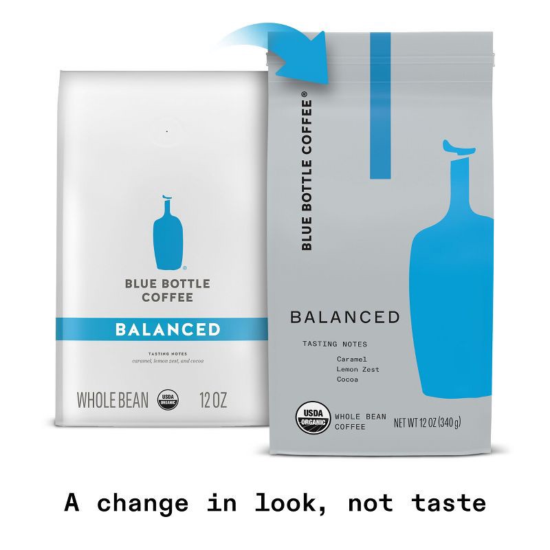 slide 3 of 8, Blue Bottle Coffee Blue Bottle Balanced Whole Bean Medium Roast Coffee - 12oz, 12 oz