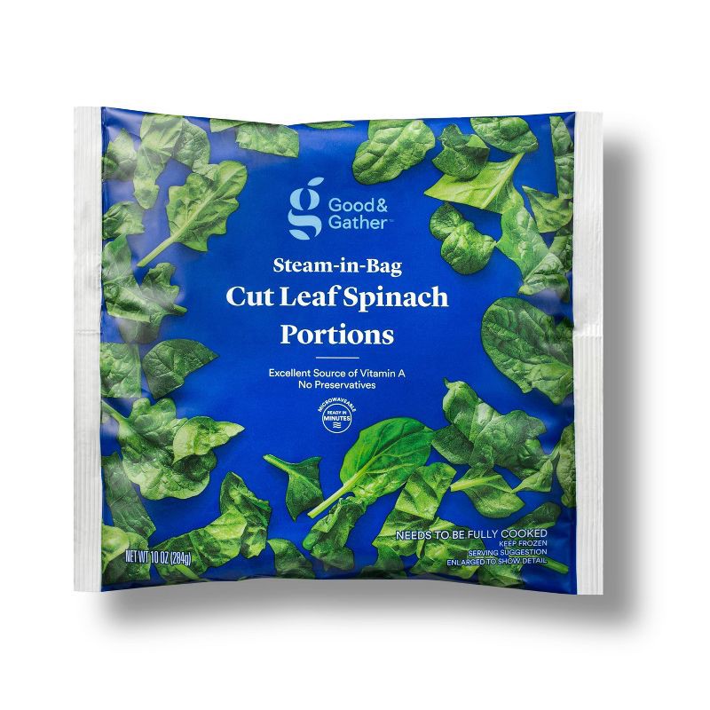 slide 1 of 3, Frozen Cut Leaf Spinach - 10oz - Good & Gather™, 10 oz