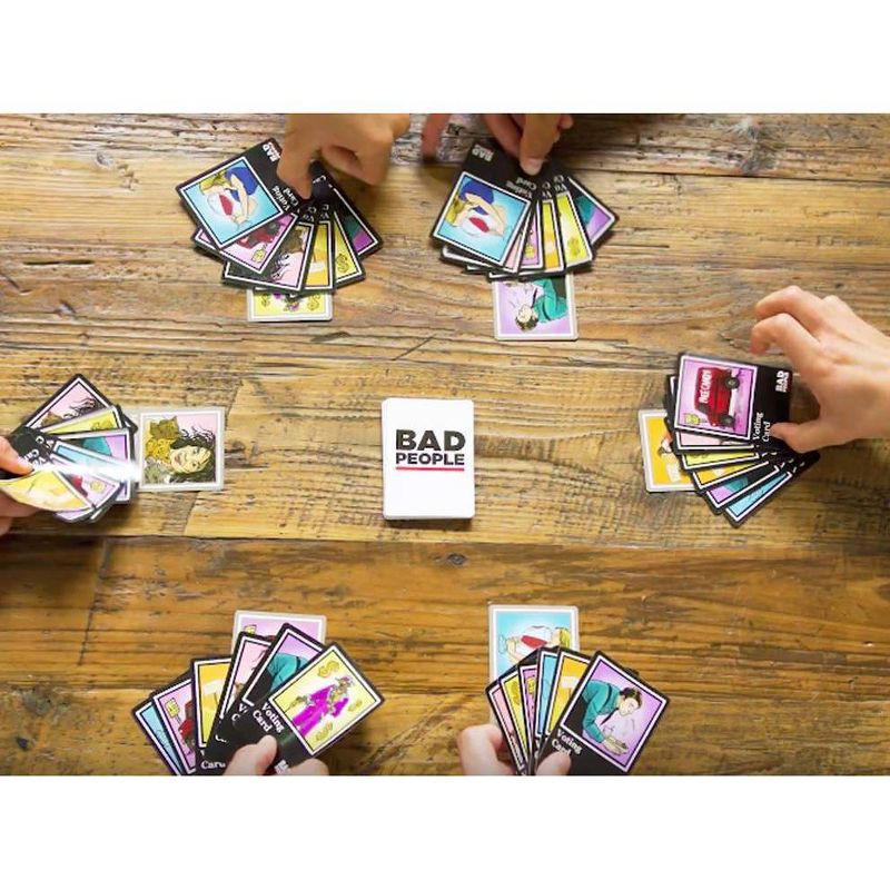 slide 5 of 9, Bad People Board Game: Dyce Games Party Cards for Creative Thinking, 3+ Players, 30-60 Min Play, 1 ct
