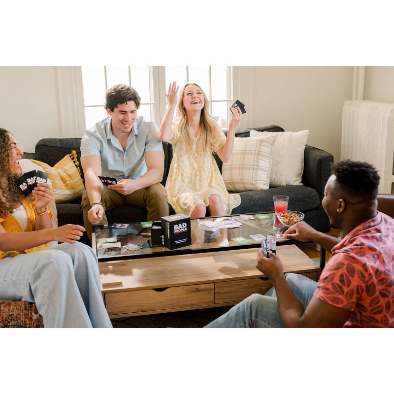 slide 8 of 9, Bad People Board Game: Dyce Games Party Cards for Creative Thinking, 3+ Players, 30-60 Min Play, 1 ct