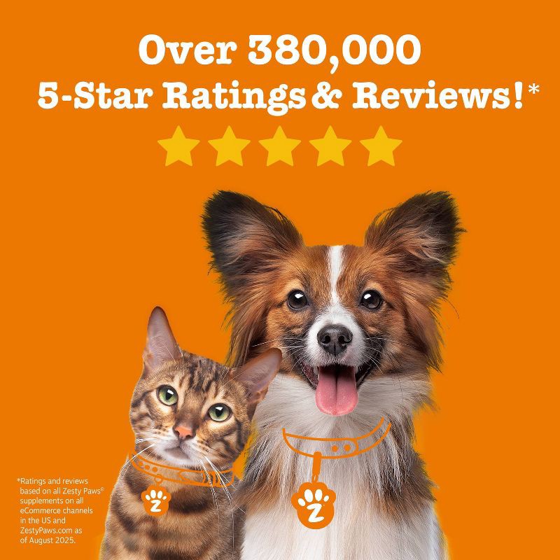 slide 9 of 10, Zesty Paws 8-in-1 Multivitamin Bites for Dog Chicken Flavor - 60ct, 60 ct