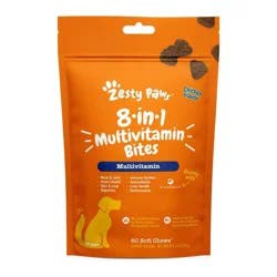 Zesty Paws 8-in-1 Multivitamin Bites for Dog Chicken Flavor - 60ct