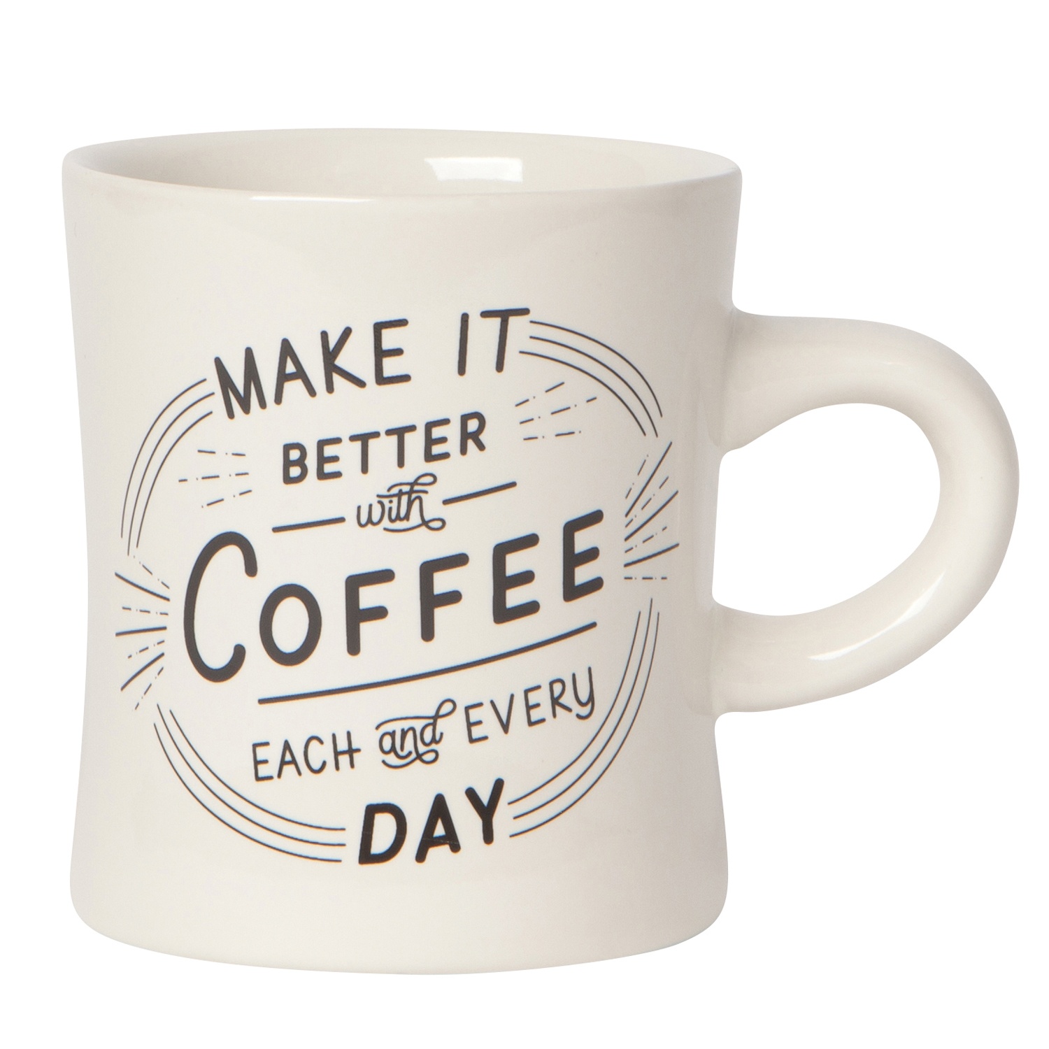 slide 1 of 1, Now Designs Better with Coffee Diner Mug, 12 oz