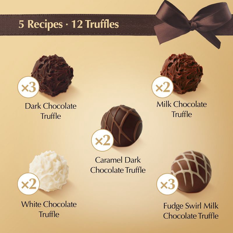 slide 3 of 10, Lindt Gourmet Chocolate Candy Truffles Gift Box - 6.8 oz., 6.8 oz