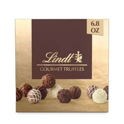 Lindt Gourmet Chocolate Candy Truffles Gift Box - 6.8 oz.