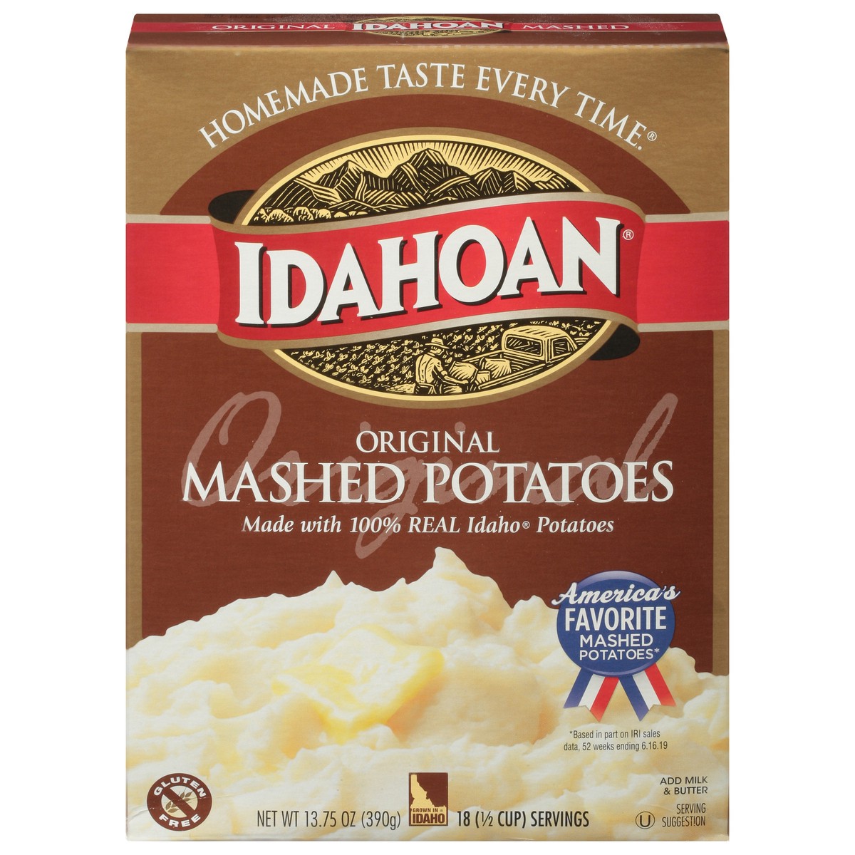 slide 1 of 8, Idahoan Original Mashed Potatoes 13.75 oz, 13.75 oz