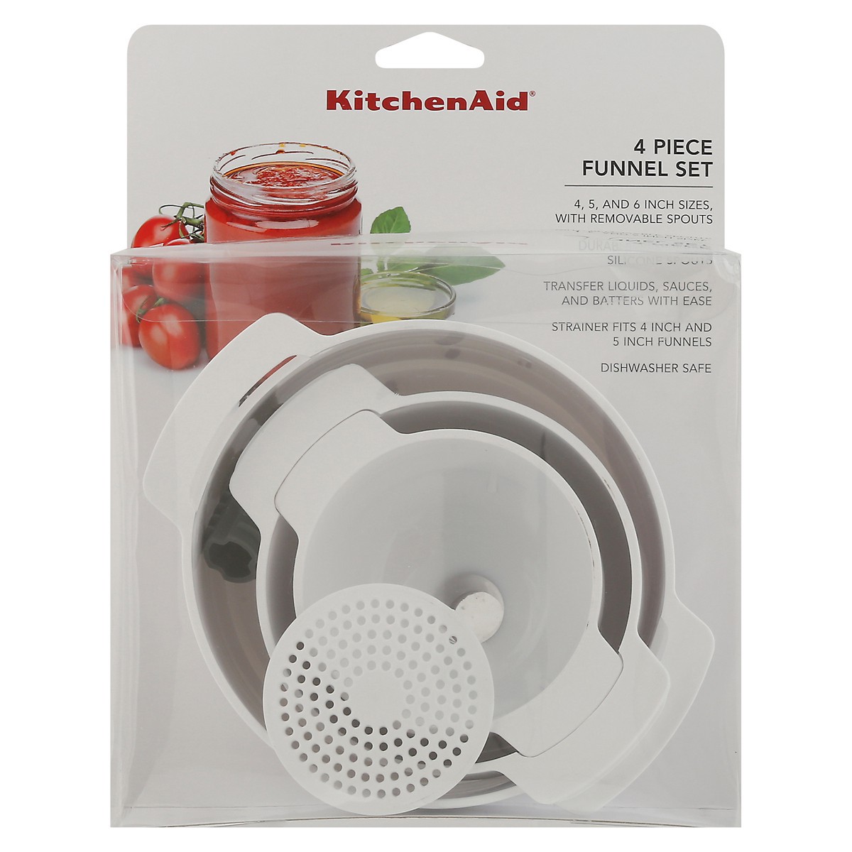 slide 1 of 9, KitchenAid 4 Pieces Funnel Set 4 Piece, 1 ea