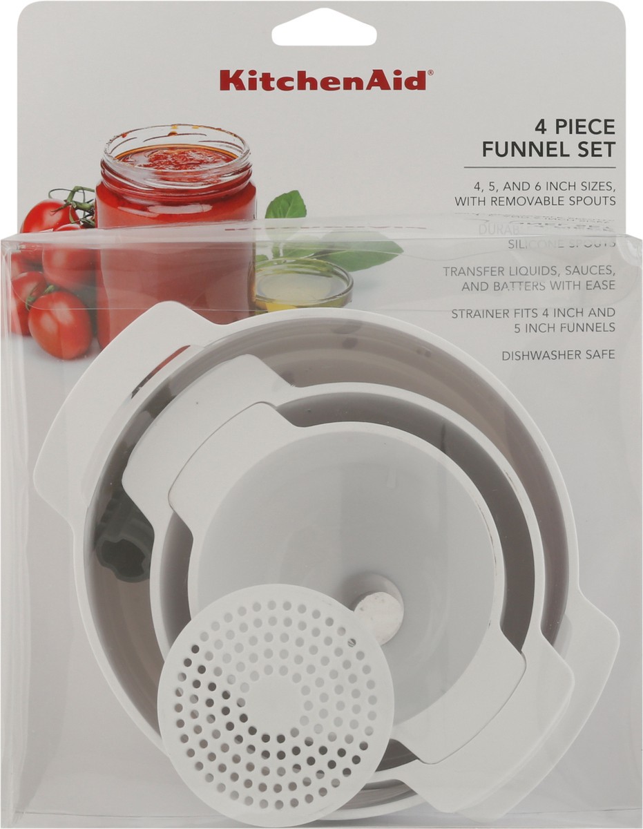 slide 6 of 9, KitchenAid 4 Pieces Funnel Set 4 Piece, 1 ea