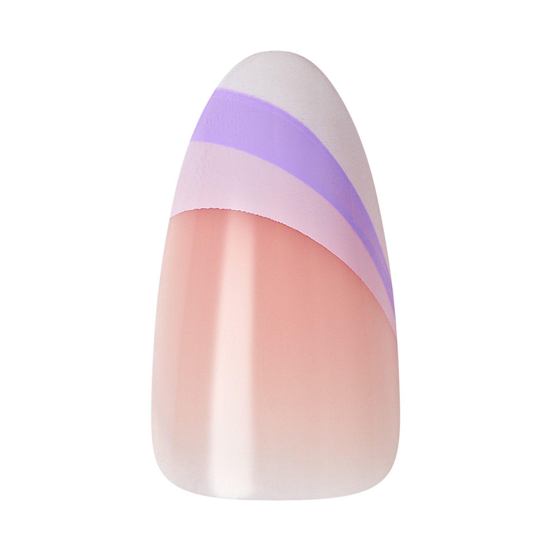 slide 4 of 5, KISS Voguish Fantasy Press-On Nails, Purple & Pink, Medium Length, Almond Shape, 31 Ct., 31 pc