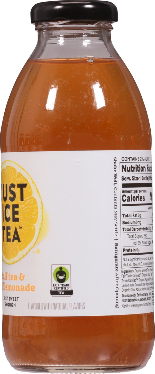 slide 7 of 9, Just Ice Tea Half Tea & Half Lemonade 16 fl oz, 16 fl oz
