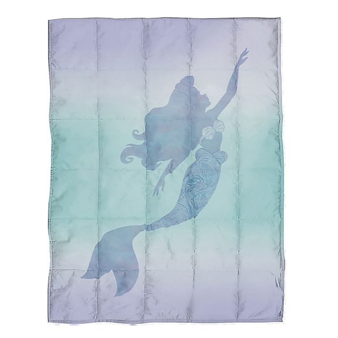 slide 1 of 1, Disney Lil Mermaid Reversible Weighted Blanket, 1 ct