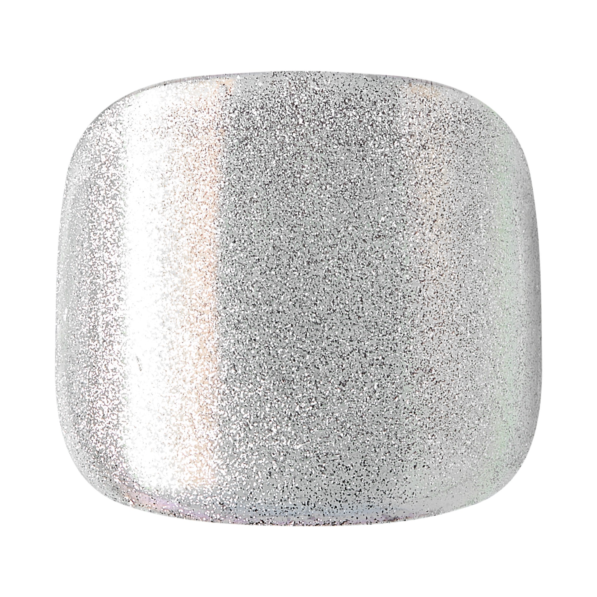 slide 4 of 5, imPRESS Premium Press-On Toenails, No Glue Needed, Multi Chrome, Pink Square, 27 Ct., 28 pc