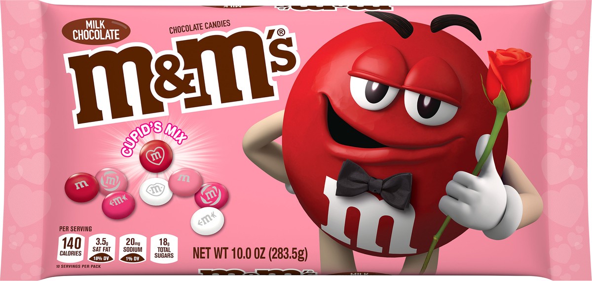 slide 2 of 7, M&M's Valentine's Cupid's Mix Milk Chocolate Candies - 10.0oz, 10 oz