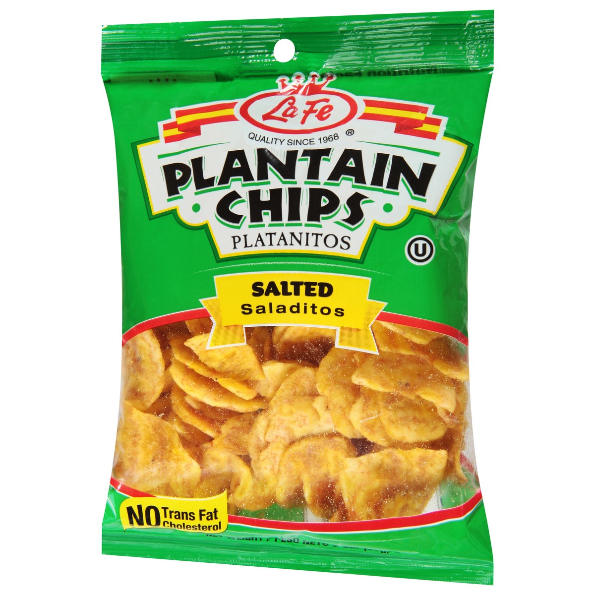 slide 3 of 9, La Fe Salted Plantain Chips 3 oz, 3 oz
