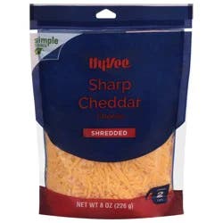 Hy-Vee Shredded Sharp Cheddar Cheese