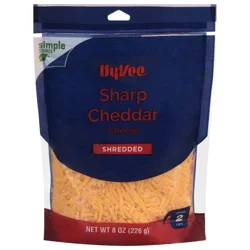 Hy-Vee Shredded Sharp Cheddar Cheese