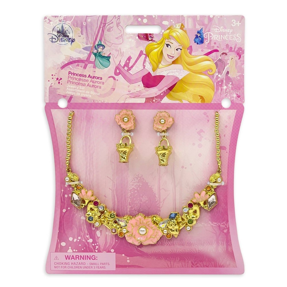 slide 2 of 3, Sleeping Beauty Disney Princess Aurora Costume Jewelry Set, 1 ct