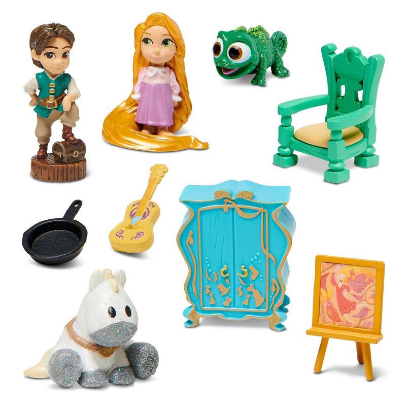 slide 3 of 4, Disney Animators' Collection Littles Rapunzel Tower Playset – Disney Store, 1 ct