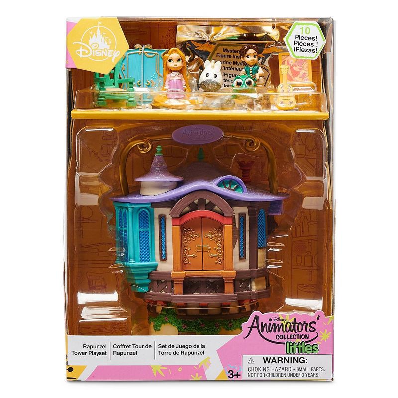 slide 4 of 4, Disney Animators' Collection Littles Rapunzel Tower Playset – Disney Store, 1 ct