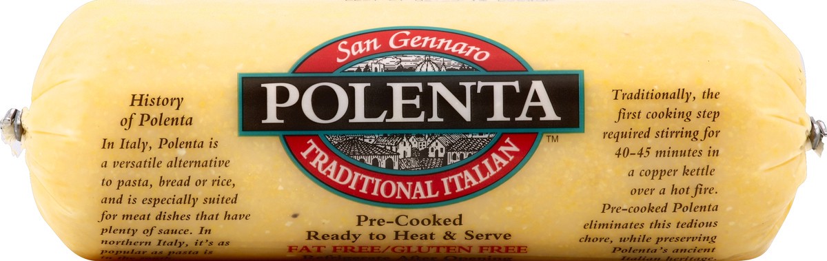 slide 3 of 5, San Gennaro Polenta, Traditional Italian, 24 oz