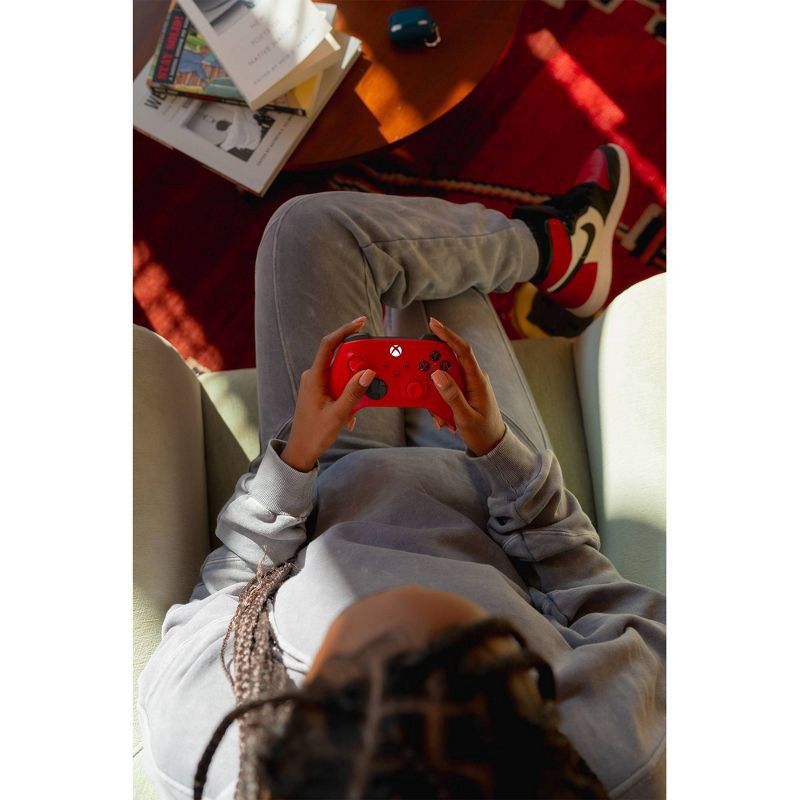 slide 8 of 9, Xbox Series X|S Wireless Controller - Pulse Red: Microsoft, USB-C, Bluetooth, PC Compatible, 1 ct