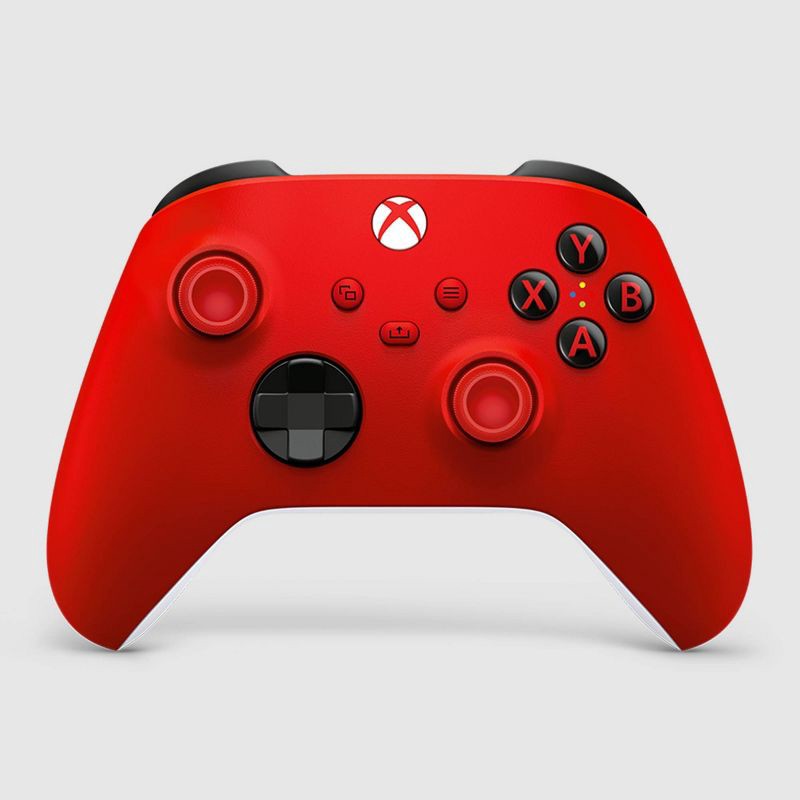 slide 1 of 9, Xbox Series X|S Wireless Controller - Pulse Red: Microsoft, USB-C, Bluetooth, PC Compatible, 1 ct