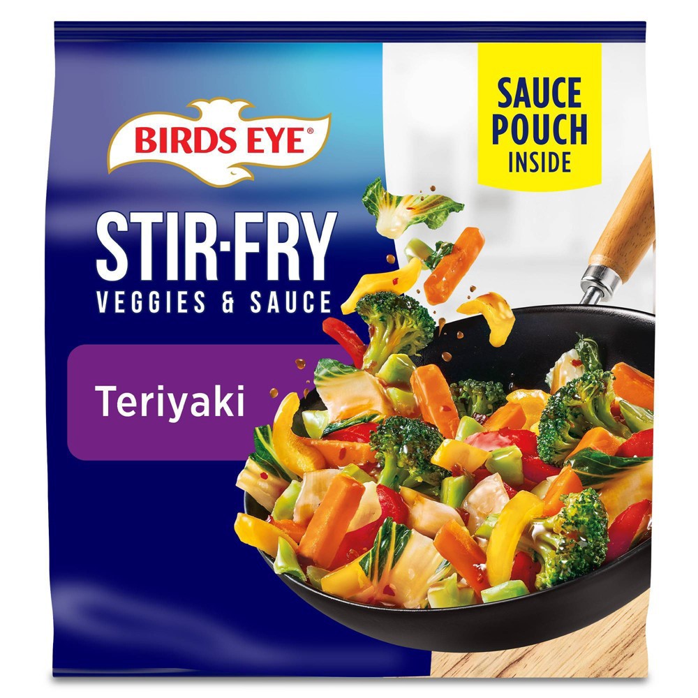 slide 5 of 5, Birds Eye Stir Fry Veggies And Sauce Teriyaki Frozen Vegetables, 15 oz