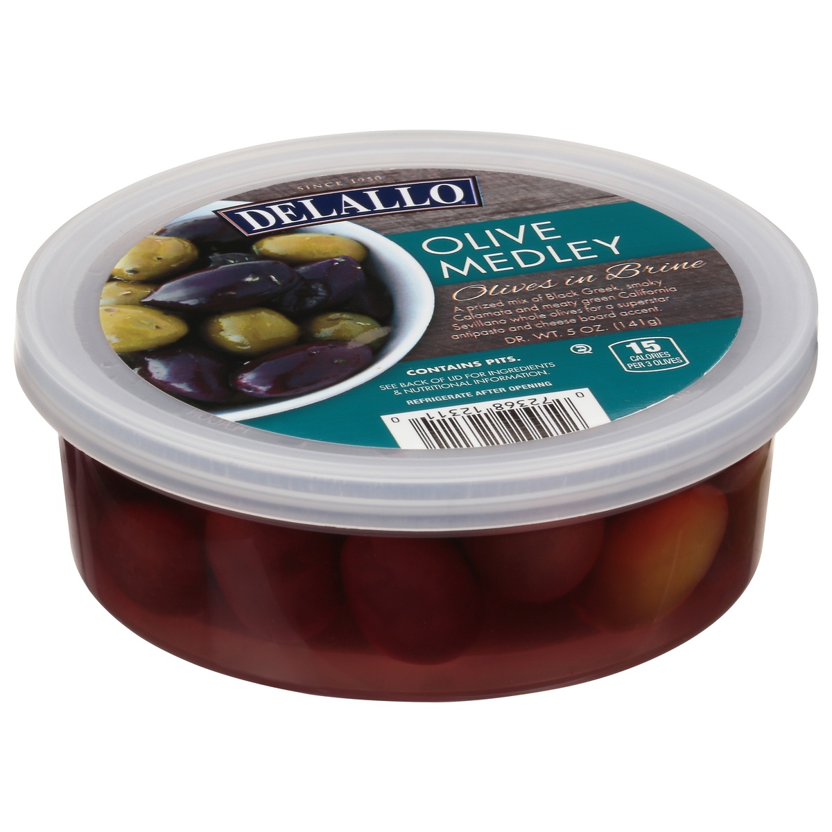 slide 2 of 9, DeLallo Olive Medly Olives in Brine 5 oz, 