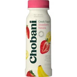 Chobani Low-Fat Strawberry Banana Greek Yogurt Drink 7 fl oz