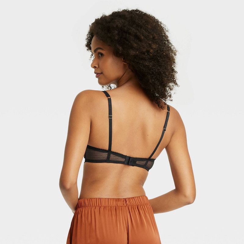 slide 2 of 5, Women's Unlined Balconette Bra - Auden™ Black 36B, 1 ct