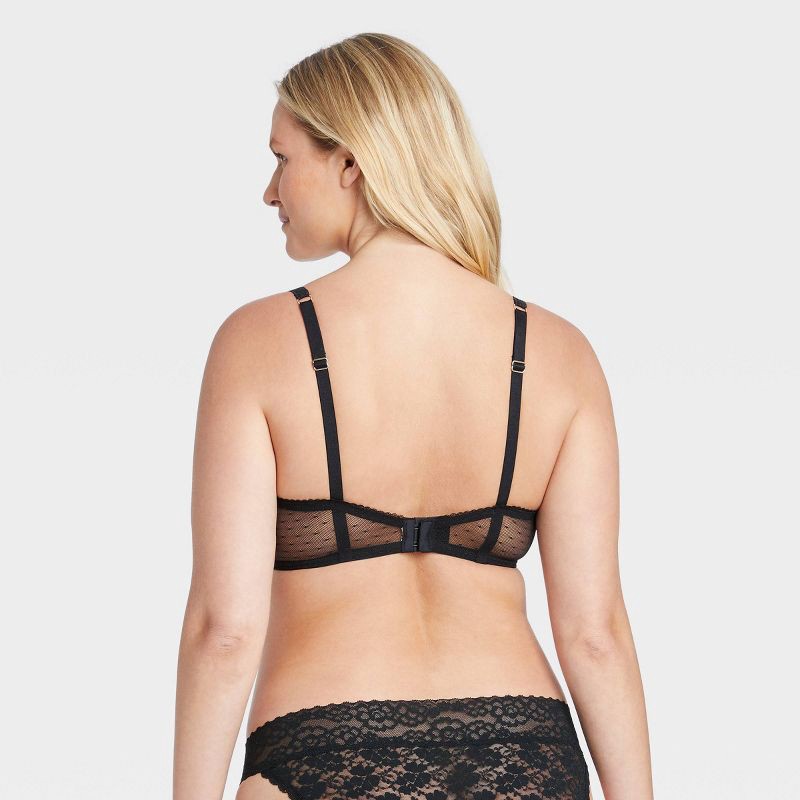 slide 5 of 5, Women's Unlined Balconette Bra - Auden™ Black 36C, 1 ct