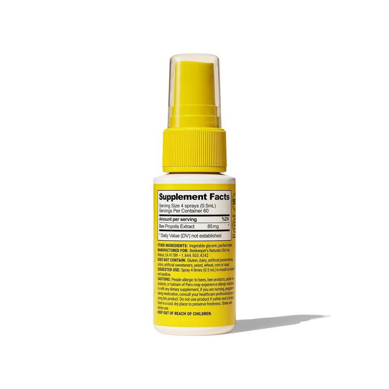 slide 2 of 3, Beekeepers Naturals Beekeeper's Naturals Propolis Immune Support Throat Spray - 1.06 fl oz, 1.06 fl oz