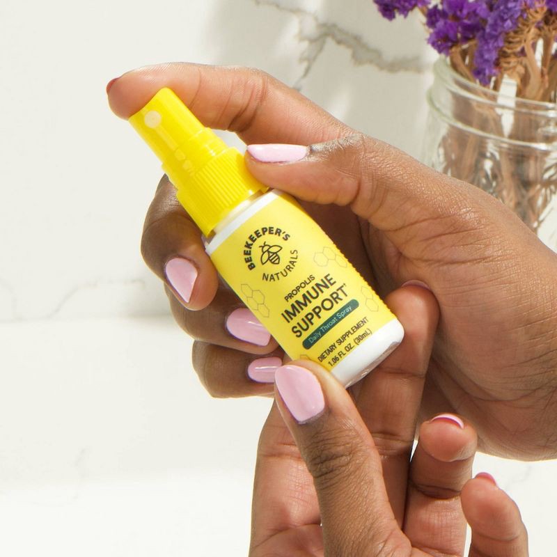 slide 3 of 3, Beekeepers Naturals Beekeeper's Naturals Propolis Immune Support Throat Spray - 1.06 fl oz, 1.06 fl oz
