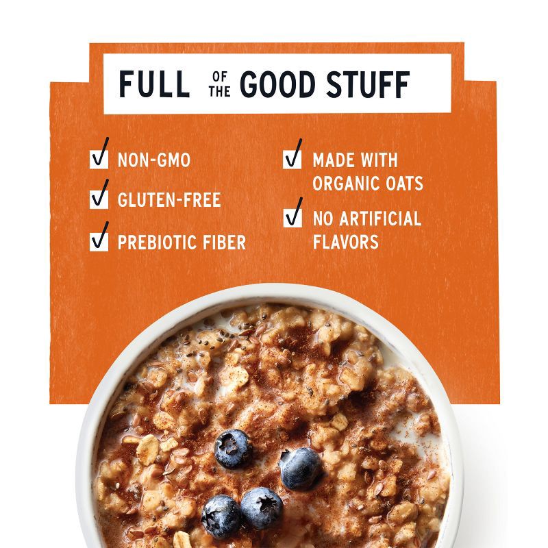 slide 7 of 7, purely elizabeth. Purely Elizabeth Classic Cinnamon Oatmeal Packets - 6ct / 9.12oz, 6 ct, 9.12 oz