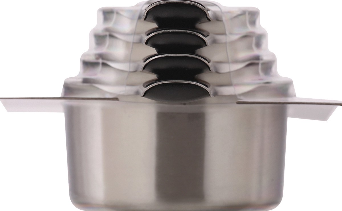 slide 5 of 7, Good Grips Stainless Steel 4 Piece Measuring Cup Set 1 ea, 1 ct