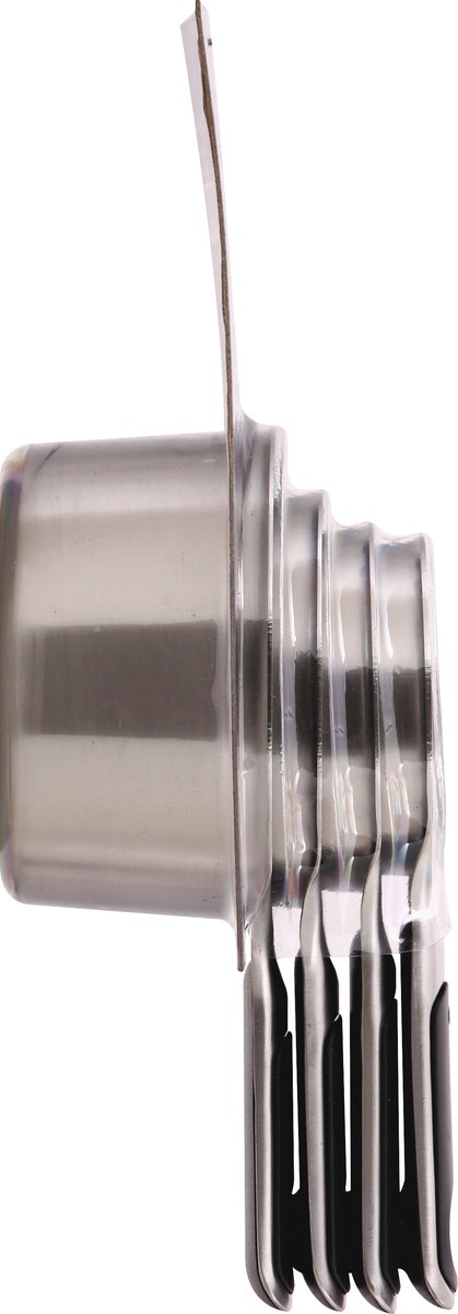 slide 6 of 7, Good Grips Stainless Steel 4 Piece Measuring Cup Set 1 ea, 1 ct