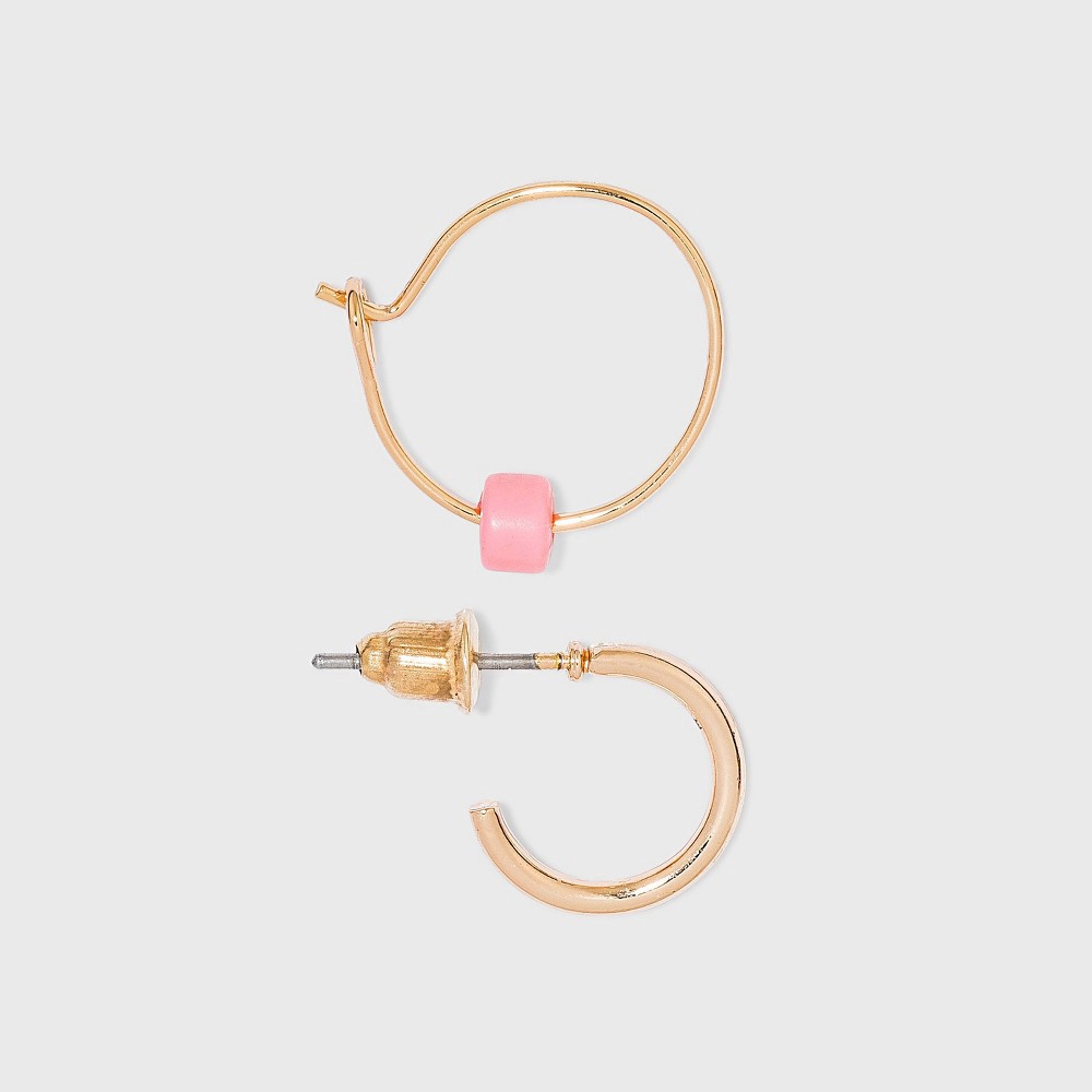 slide 2 of 2, Girls' 9pk Earring Set - art class, 9 ct