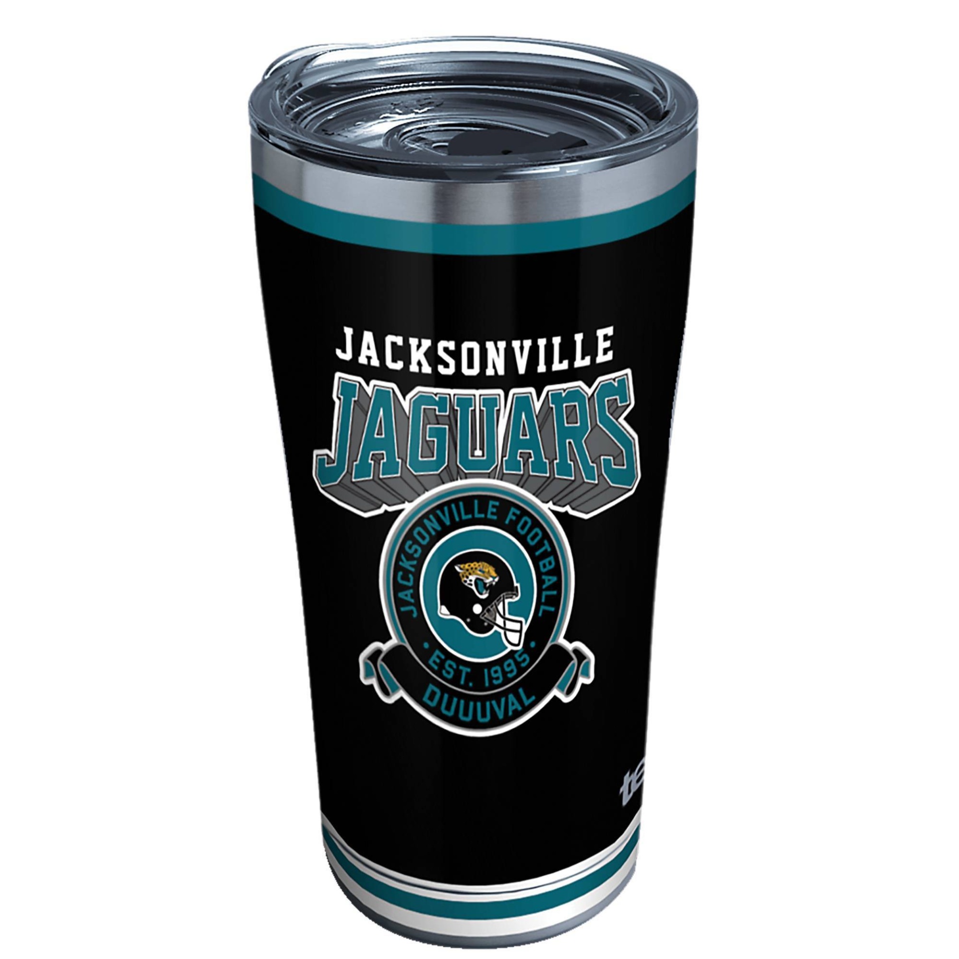 slide 1 of 3, NFL Jacksonville Jaguars Vintage Stainless Tumbler, 20 oz