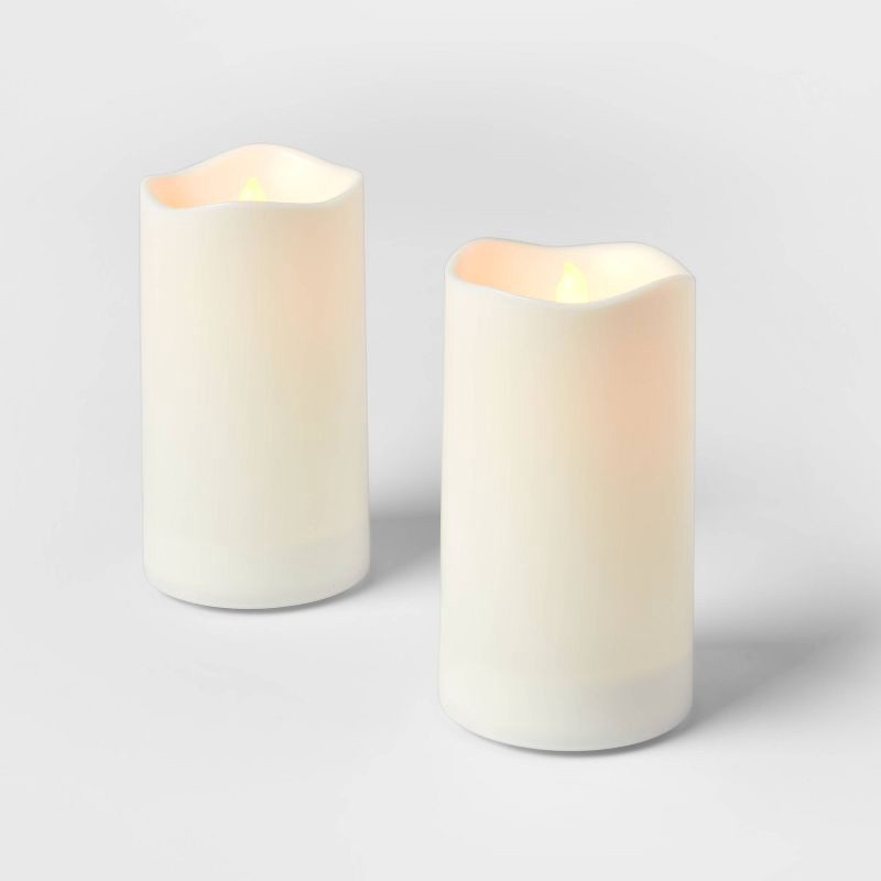 slide 3 of 3, 2pk 3" x 6" LED Candle - Room Essentials™, 2 ct