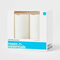 2pk 3" x 6" LED Candle - Room Essentials™