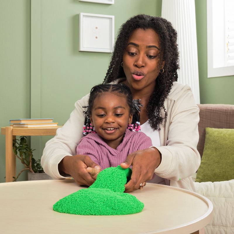 slide 2 of 9, Kinetic Sand 2lb Green Play Sand, 2 lb