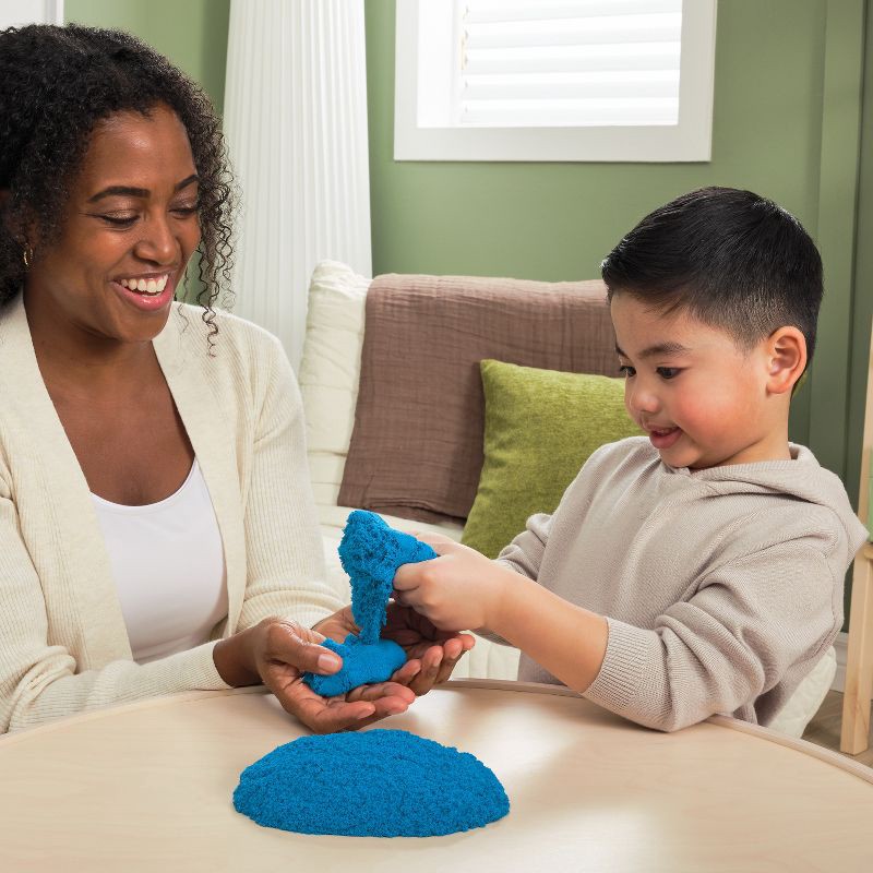 slide 2 of 9, Kinetic Sand 2lb Blue Play Sand, 2 lb