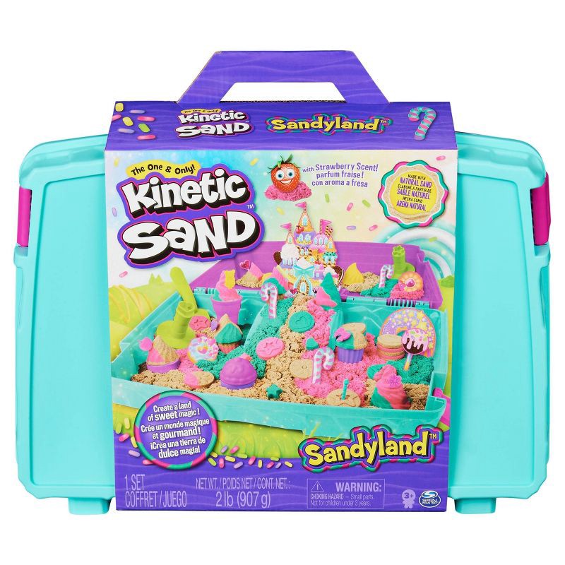 slide 1 of 6, Kinetic Sand Sandyland Folding Sandbox, 1 ct