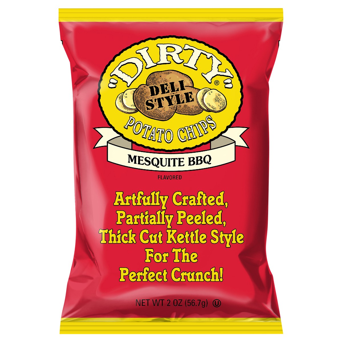 slide 1 of 5, Dirty Mesquite Bbq Kettle Potato Chips, 2 oz