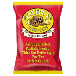 Dirty 2 oz "Dirty" Mesquite BBQ Potato Chips