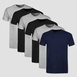 Hanes Men's Crew Neck T-Shirts, Assorted Colors, X-Large