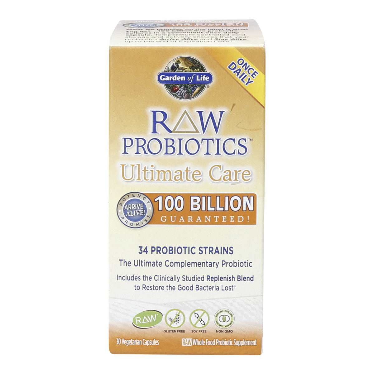 slide 1 of 13, Garden of Life Raw Probiotics Ultimate Care, 30 ct